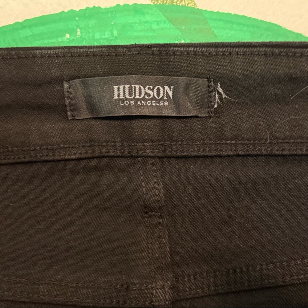 Hudson Jeans Black Collin Flap Skinny Mid Rise Stretch - Picture 5 of 7